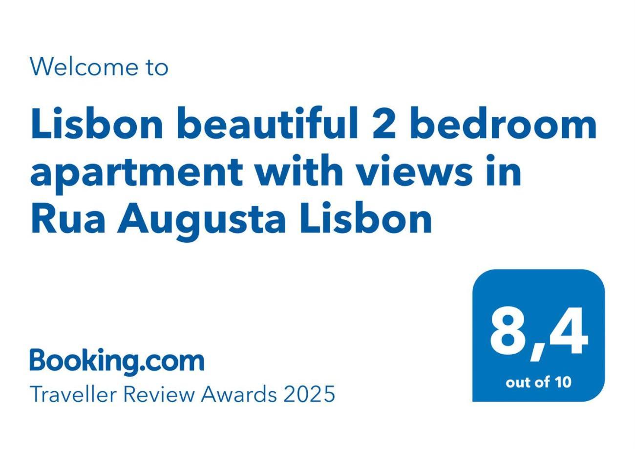 Lisbon Beautiful 2 Bedroom Apartment With Views In Rua Augusta Lisboa Exterior foto